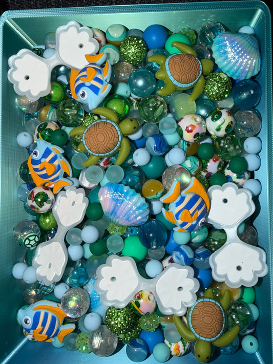 Under the Sea acrylic beads mix
