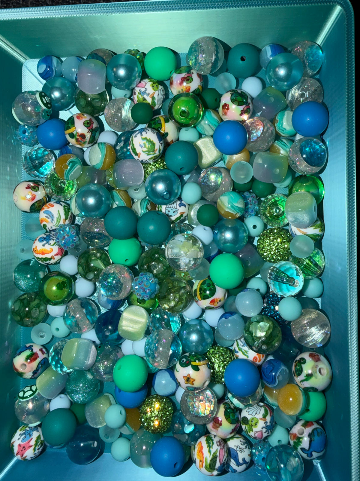 Under the Sea acrylic beads mix