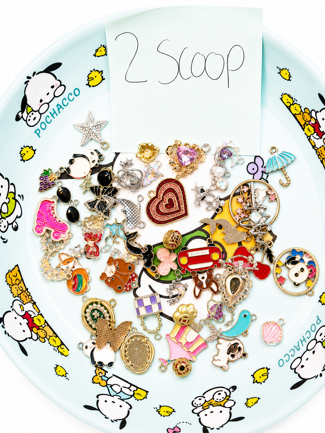 Pendant Charm Colorful Mix