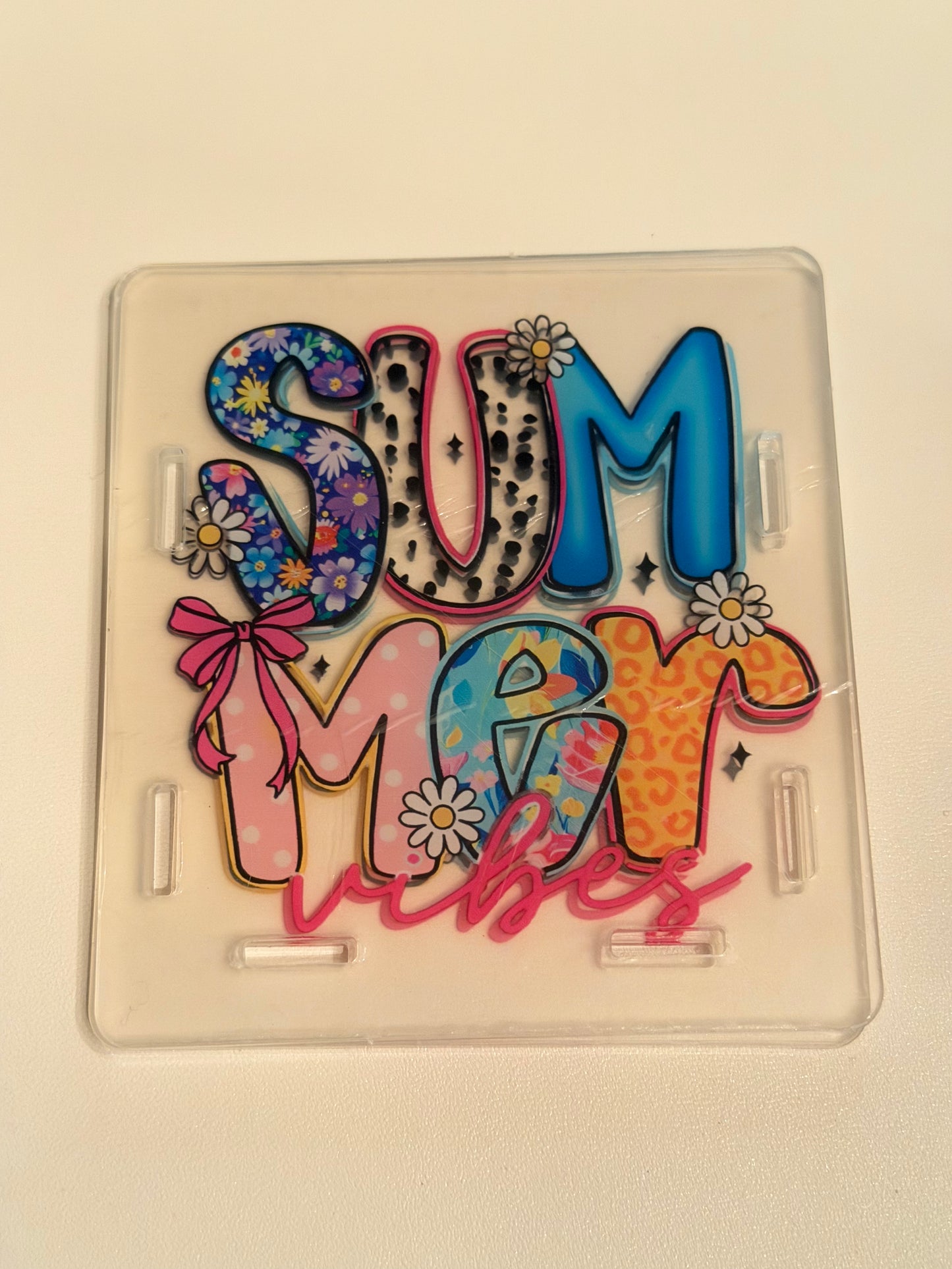 Acrylic Pen Holder-Summer Vibes
