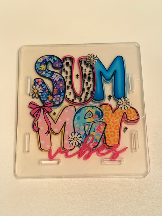 Acrylic Pen Holder-Summer Vibes