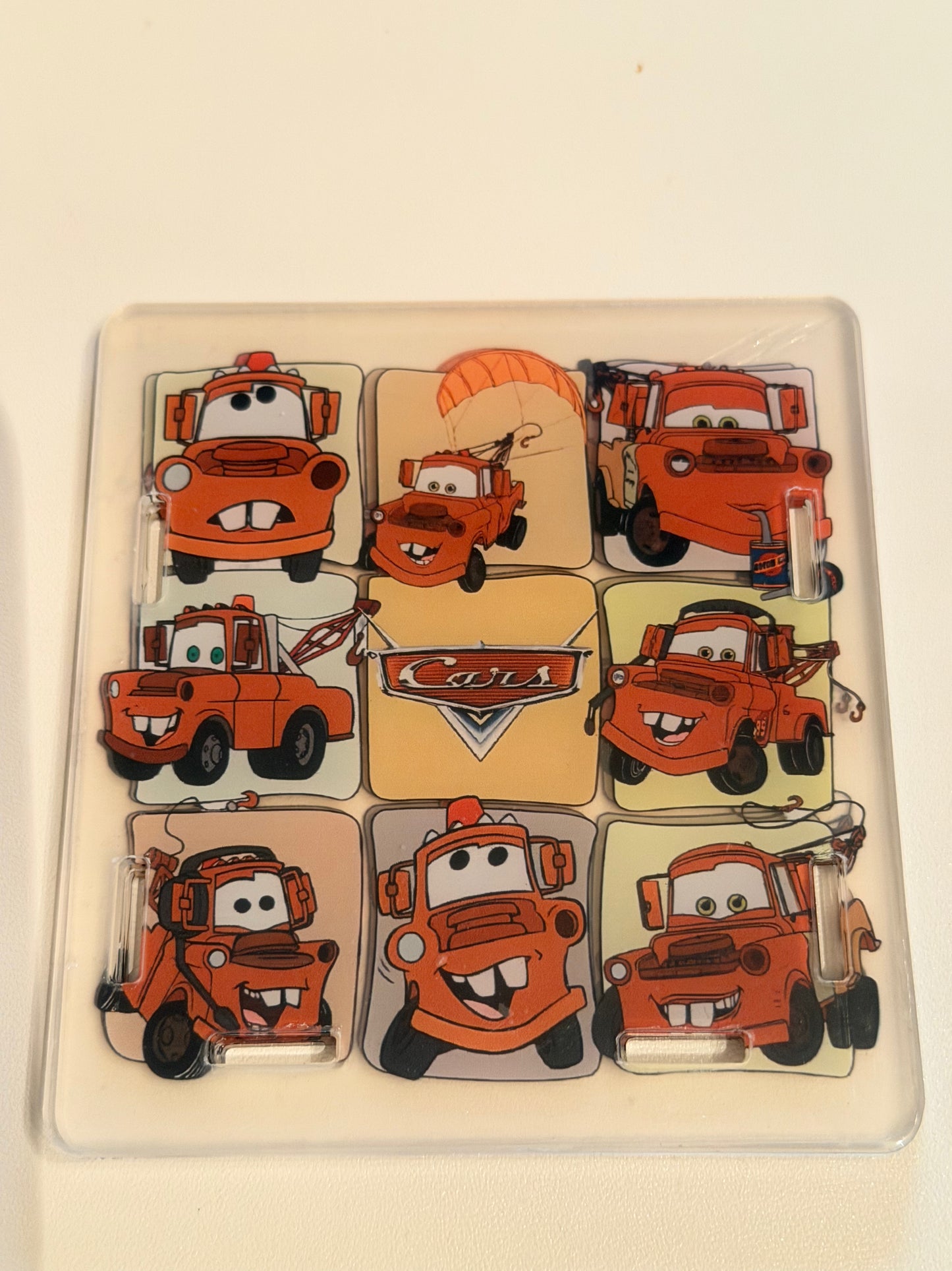 Acrylic Pen Holder-Brown Truck