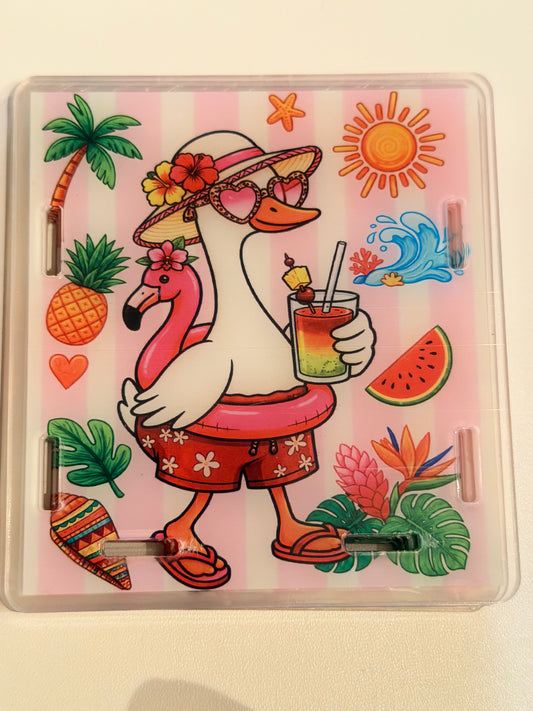 Acrylic Pen Holder-Summertime Goose