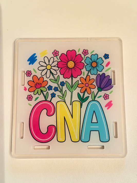 Acrylic Pen Holder-CNA Flowers