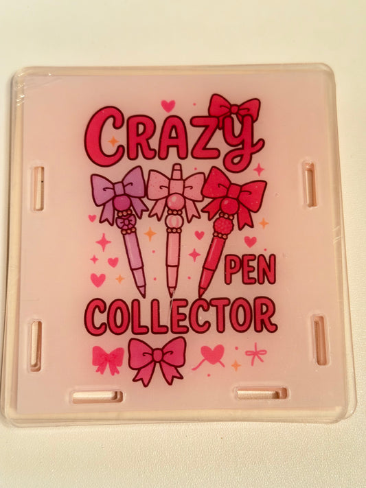 Acrylic Pen Holder-Crazy Pen Collector