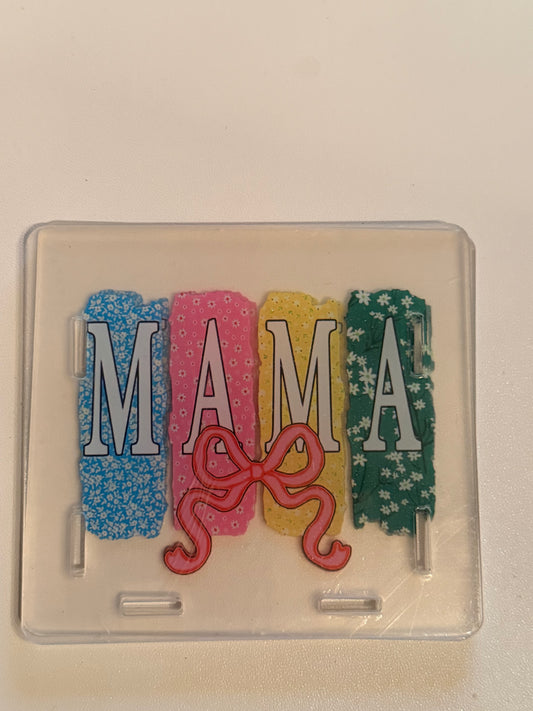 Acrylic Pen Holder-Floral Mama