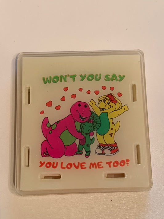 Acrylic Pen Holder-Purple Dinosaur Hug