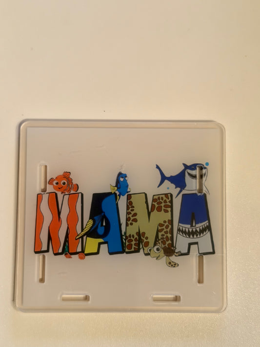 Acrylic Pen Holder-Mama Ocean