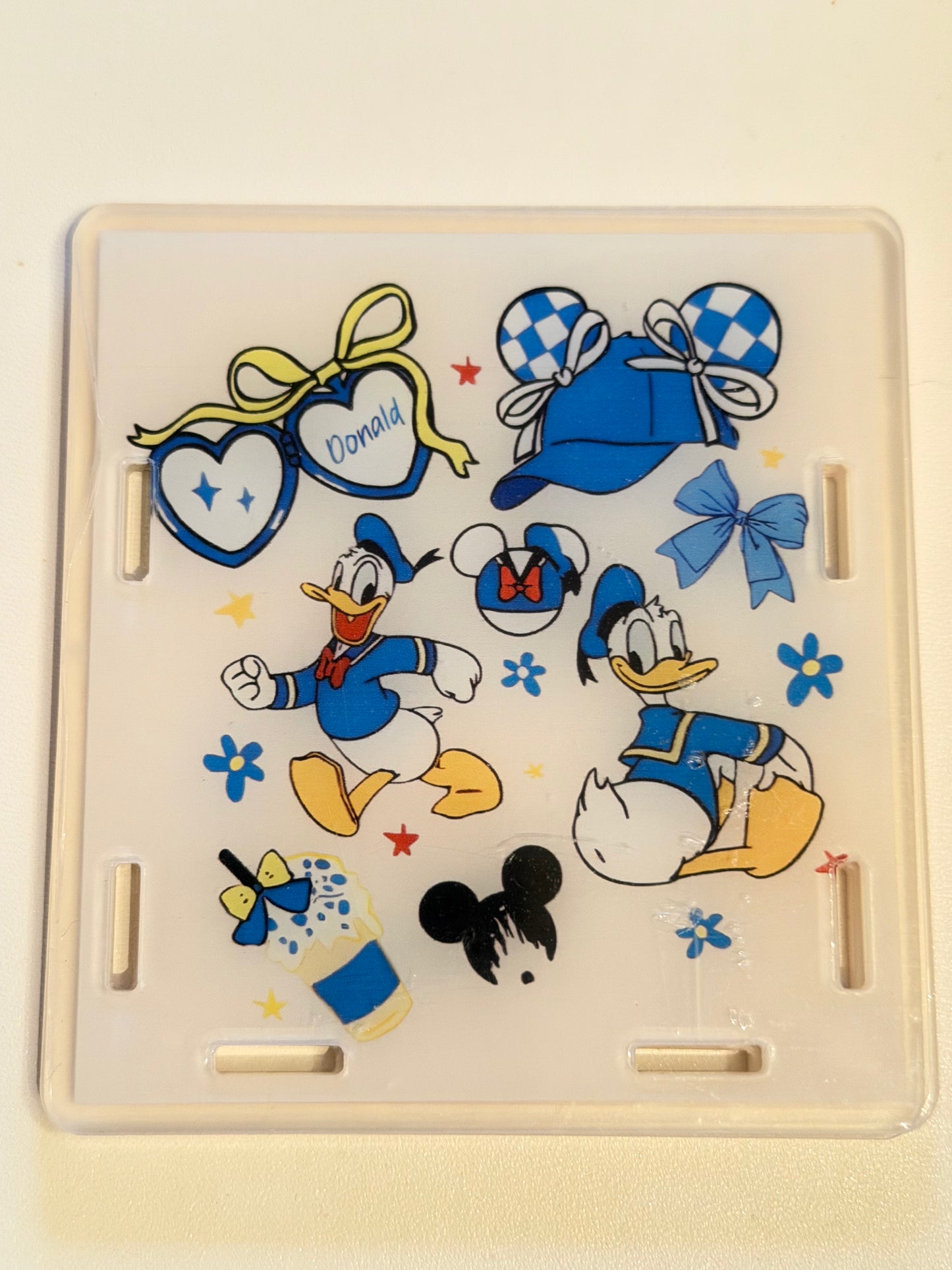 Acrylic Pen Holder-Happy Blue Duck