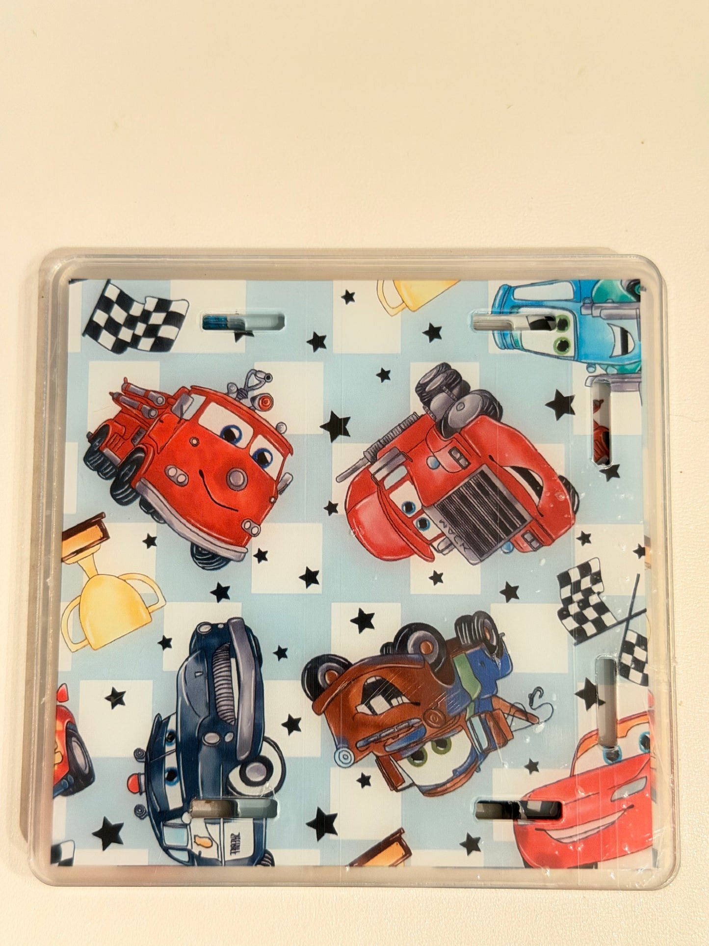 Acrylic Pen Holder-Red Car Craze