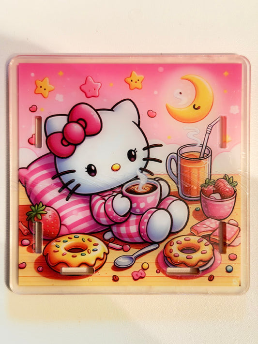 Acrylic Pen Holder-Goodnight Kitty