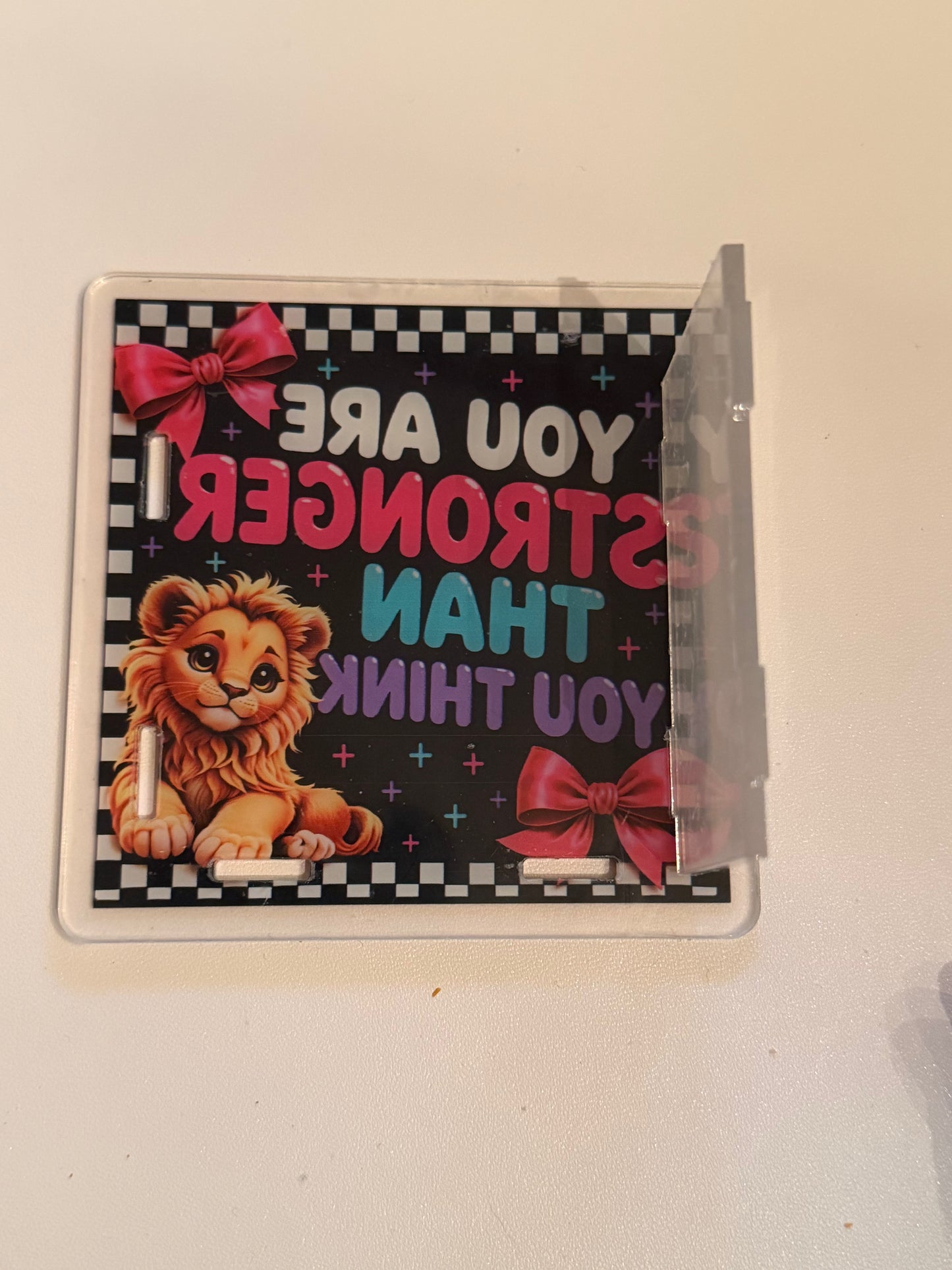 Acrylic Pen Holder-Thrifting is my Therapy