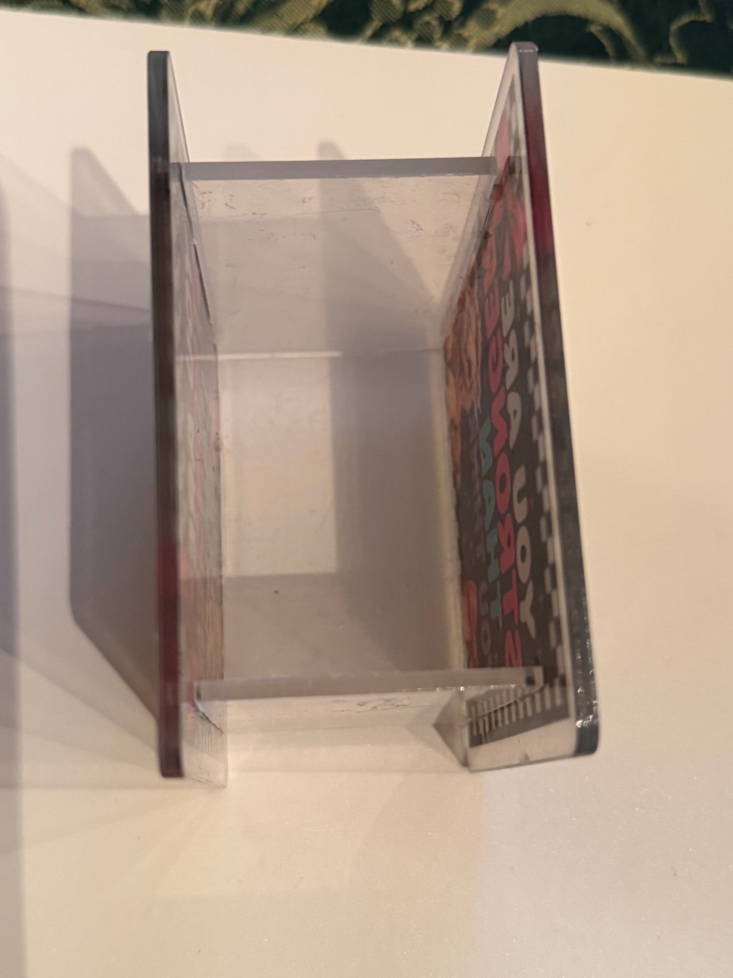 Acrylic Pen Holder-Read Relax Repeat