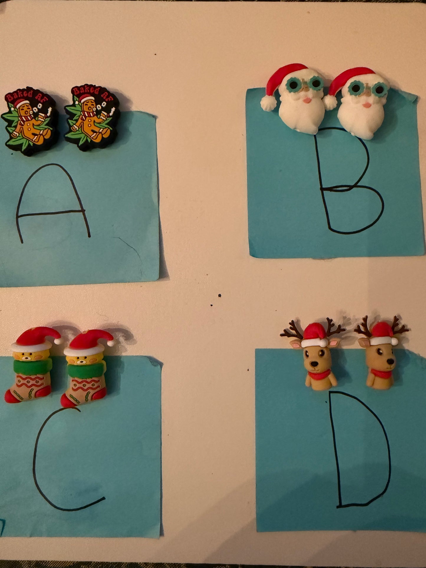 Focal Beads-Christmas Themed