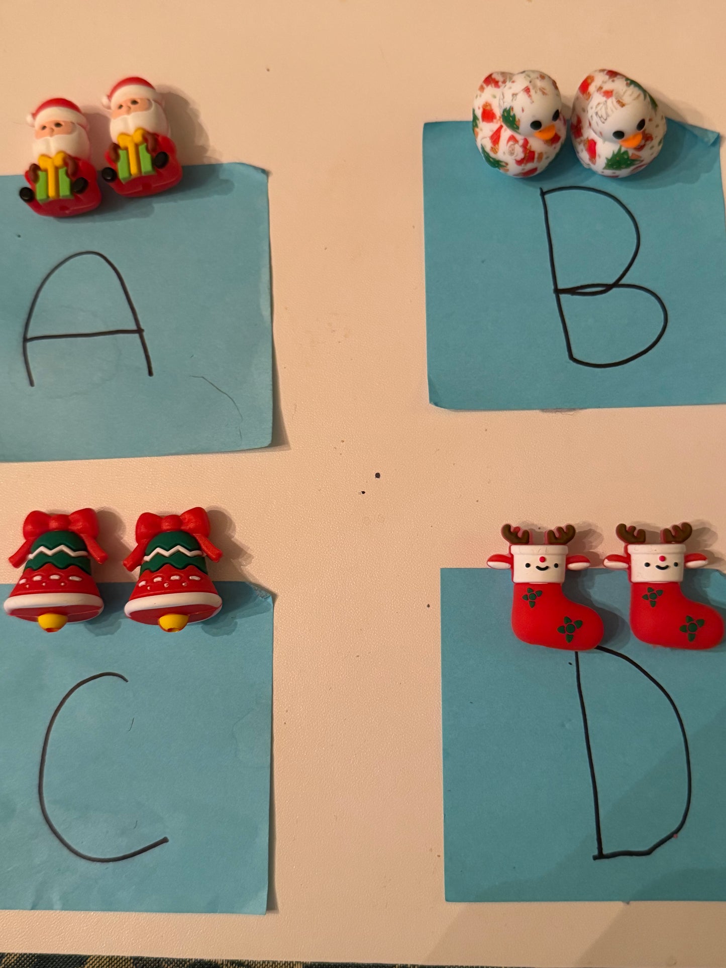 Focal Beads-Christmas Themed