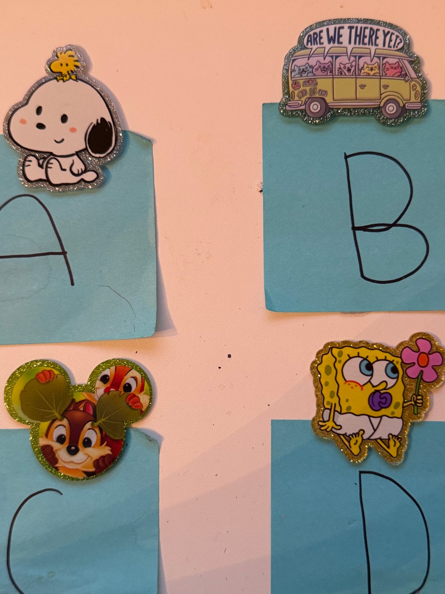 Acrylic Flat Backs-Random Styles