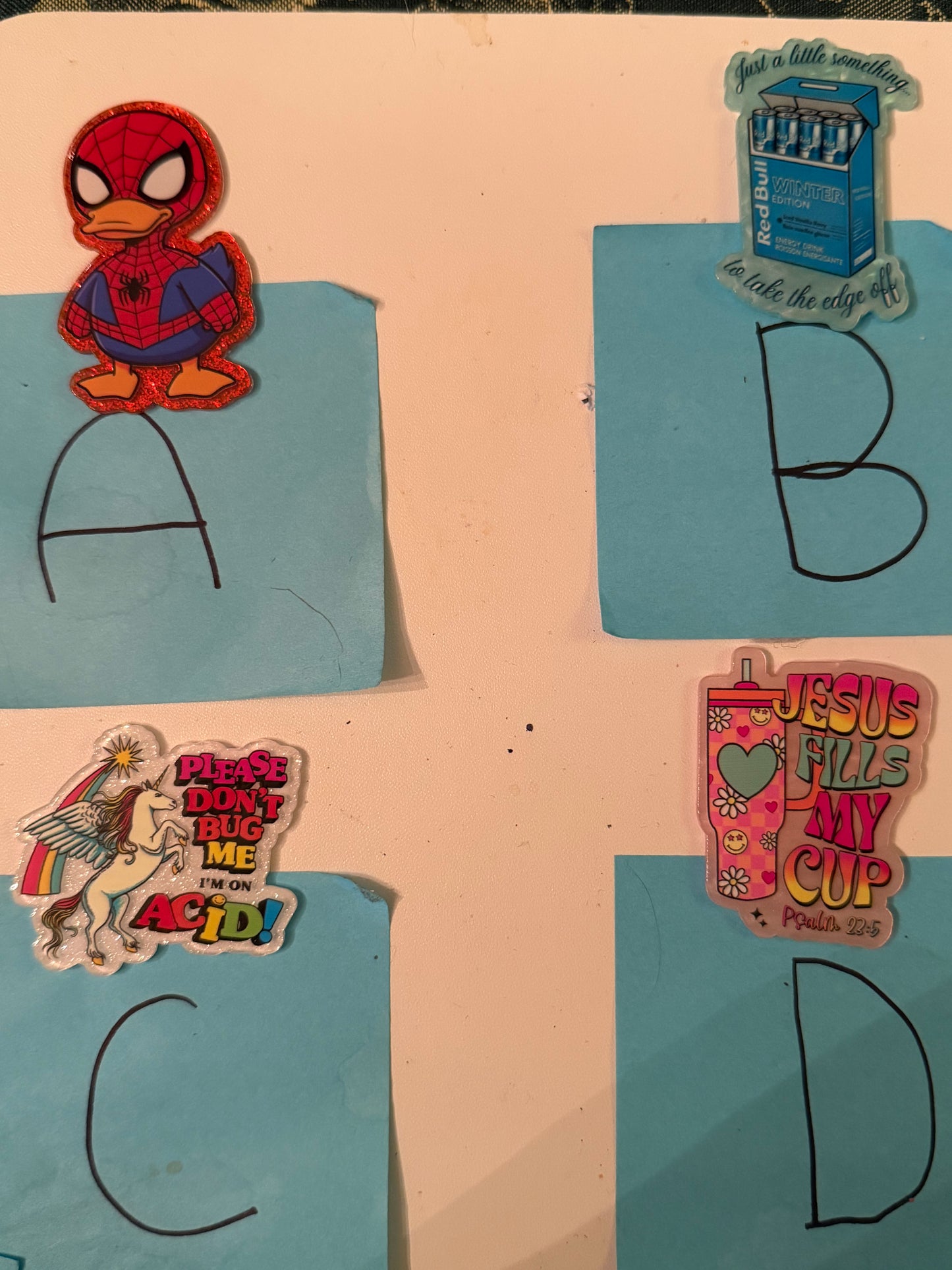 Acrylic Flat Backs-Random Styles